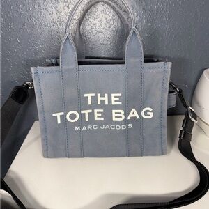 Marc Jacobs Slate Blue Canvas Bag